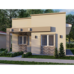 CASA MODELO MINIMALISTA  79.78 Mts